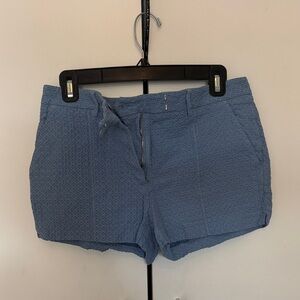 Genetic Denim High Waist Textured Blue Shorts